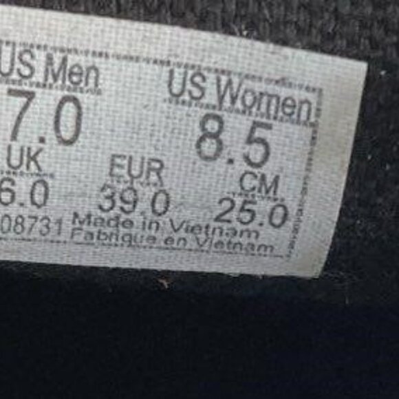 NWT Vans 'Off The Wall' Women's 8.5-Men's 7 Blue Multicolor Block Suede Loafers - Picture 6 of 6